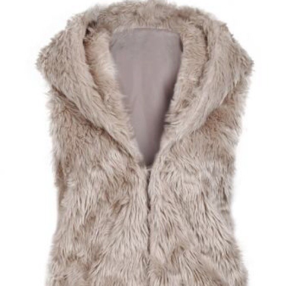 faux fur vest
