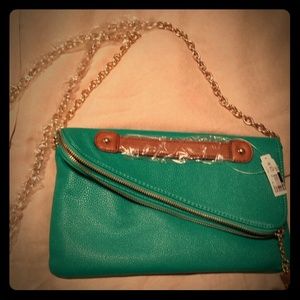 Green and camel aldo crossbody