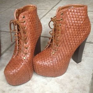 Brown booties!