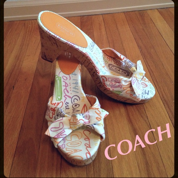 Coach Karen Multi-colored Heels