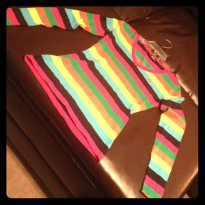 Very soft, beautiful, colorful Le Tigre sweater SM