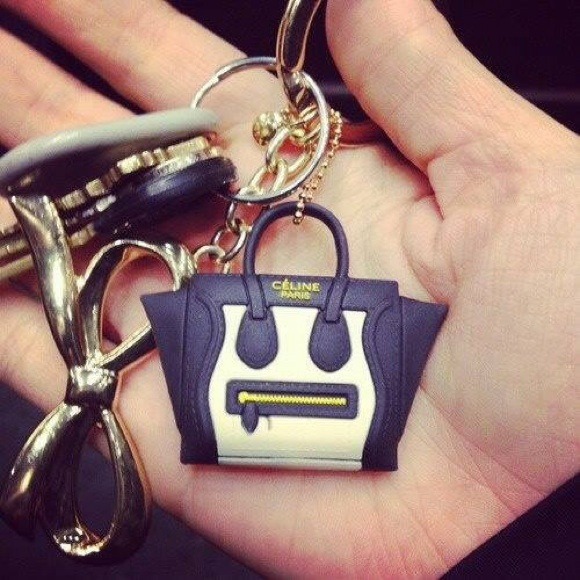 Celine Luggage Tote phone Plug Charm