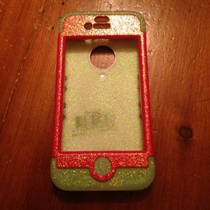 Iphone 4/4s glitter case