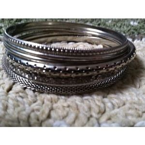 Silver Set Bangles