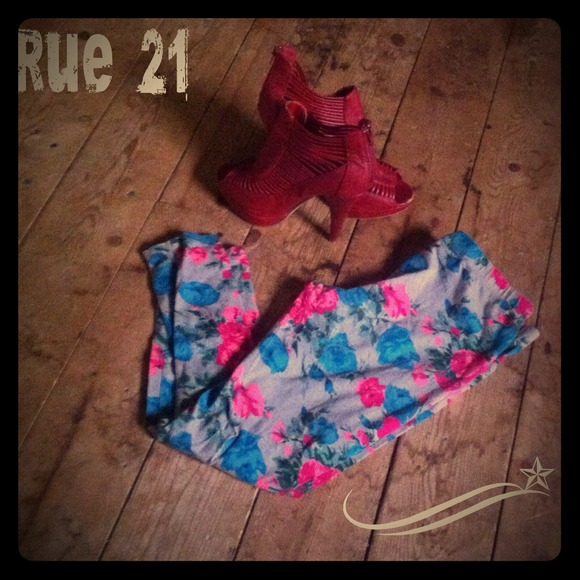 Floral leggings