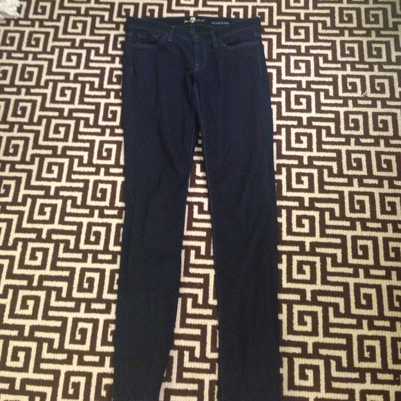 7 for all mankind dark navy Roxanne jeans