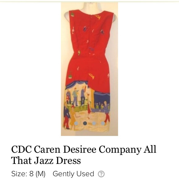 CDC Caren Desiree Company "All That Jazz" Dress - Picture 2 of 4