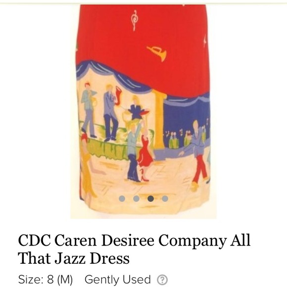 CDC Caren Desiree Company "All That Jazz" Dress - Picture 3 of 4