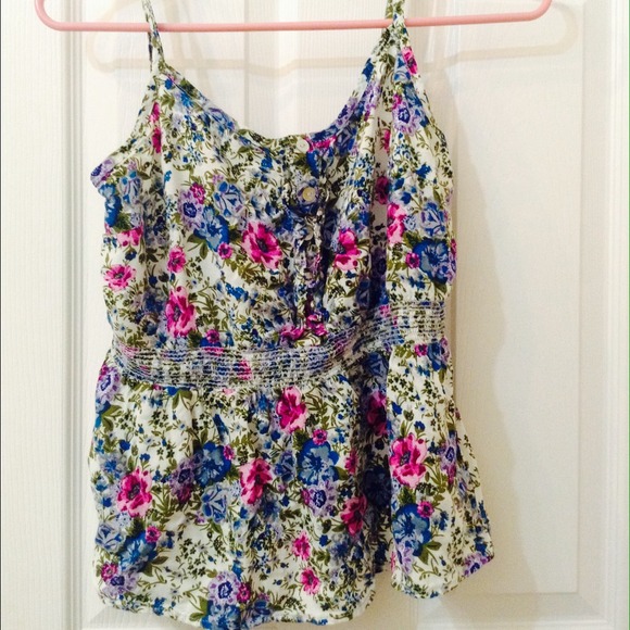Forever 21 Floral Tank Top