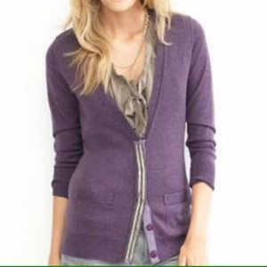 Banana Republic merino wool beaded cardigan