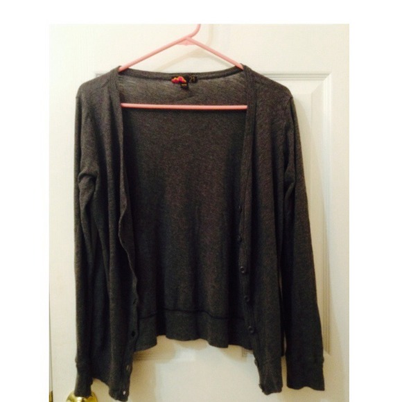 Forever 21 Gray Cardigan