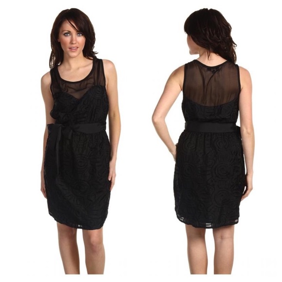 ABS Allen Schwartz Heart Shape Sheath Dress - Picture 4 of 5