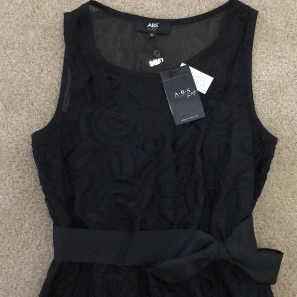 ABS Allen Schwartz Heart Shape Sheath Dress - Picture 2 of 5