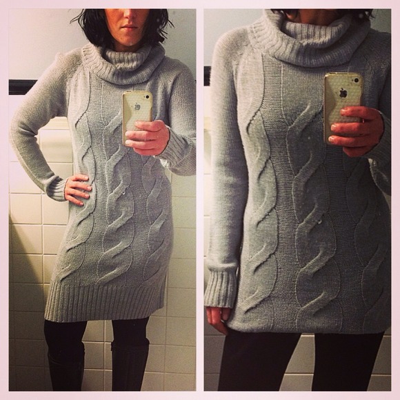 Grey Sweater Dress