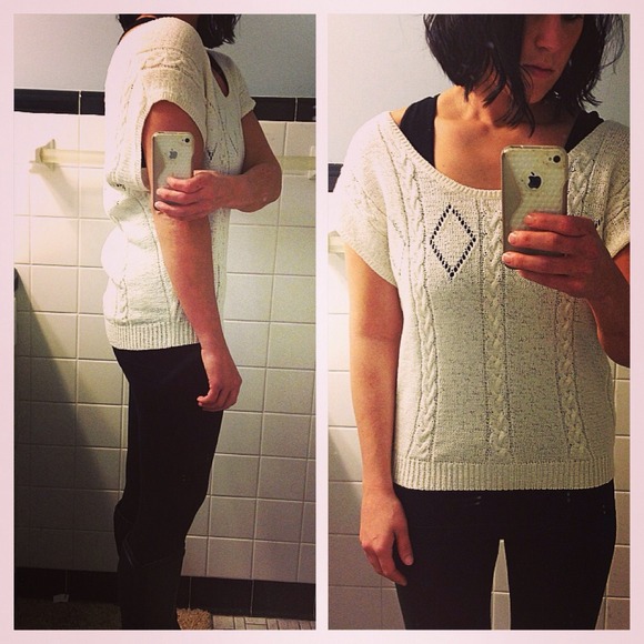 Beige Knit Shirt NWOT