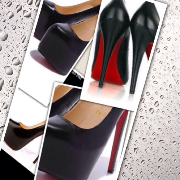 Red Bottoms Tall hidden  Platform Sexy Pumps - Picture 2 of 4