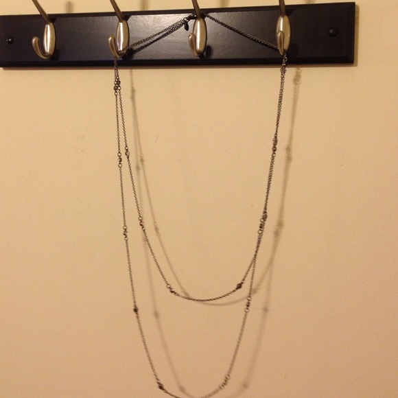 Express Double Strand Rhinestone Necklace - Picture 4 of 4