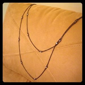 Express Double Strand Rhinestone Necklace