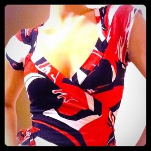 SALE#MIXIE# RETRO WRAP DRESS