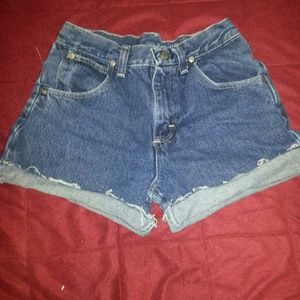 High waisted shorts