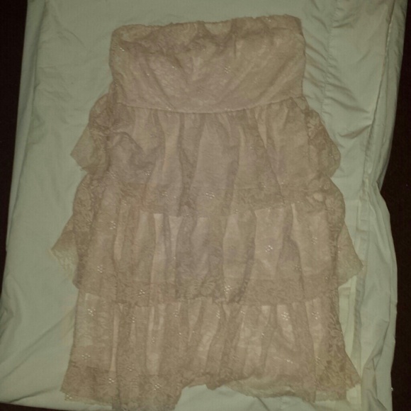 Strapless dress