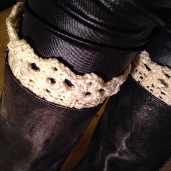 by @kimmiedee❤️ Accessories - $18 or 2/$25 crochet boot cuffs boot toppers