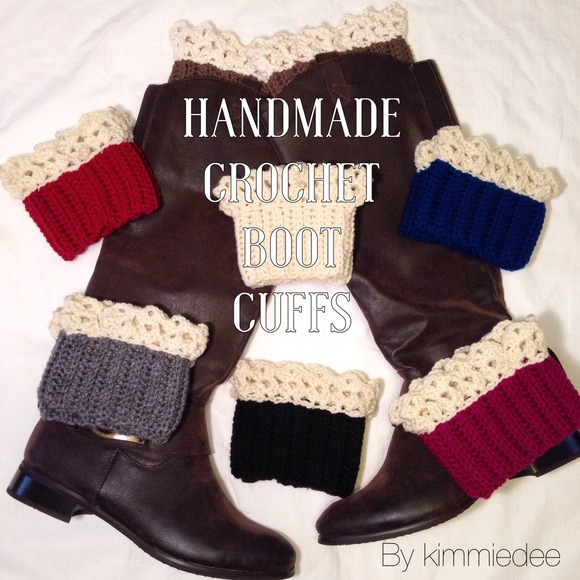 $18 or 2/$25 crochet boot cuffs boot toppers - Picture 3 of 3