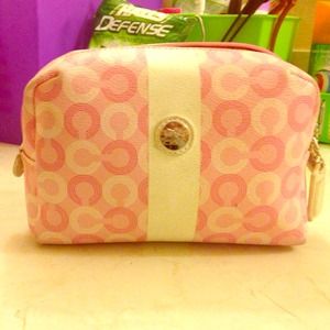 Coach makeup bag.