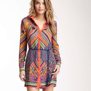 Printed Shirt dress