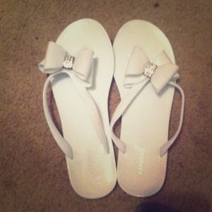 Cute express flip flops brand new