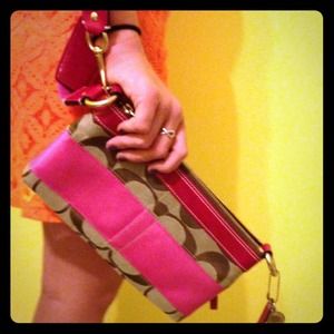 Authentic coach clutch. Never used.