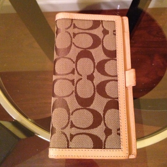 Coach Checkbook cover