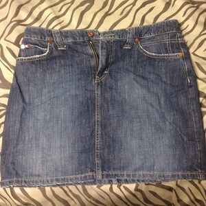 Denim skirt
