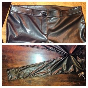 Style &co Biker Skinnies 100%Vegan Leather