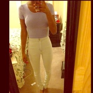 American Apparel XS Easy Jean Light Blue