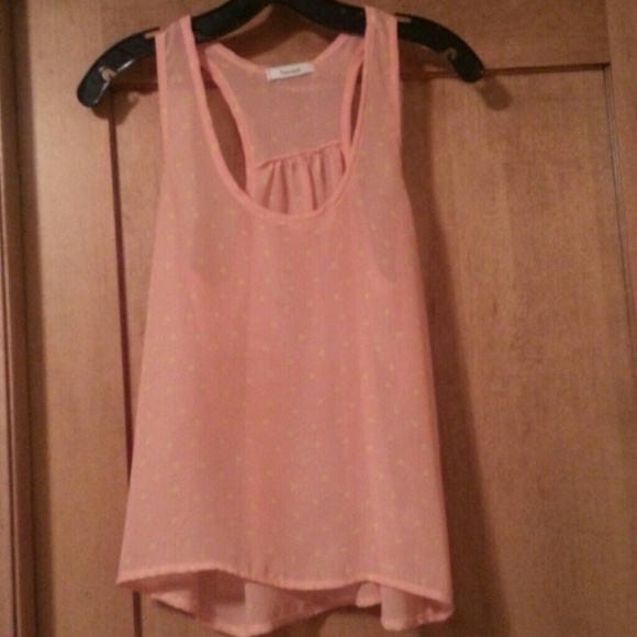 Chiffon heart tank