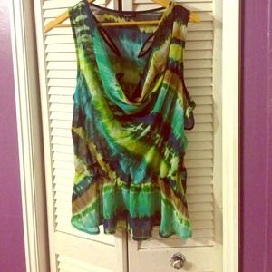 XOXO blouse with cut out details