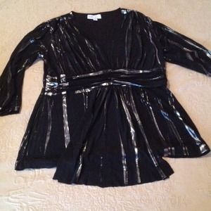 Black and gold dress shirt