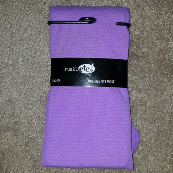 Purple tights!