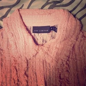 Ruffle lace blouse