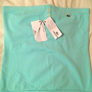 Strapless Lacoste top