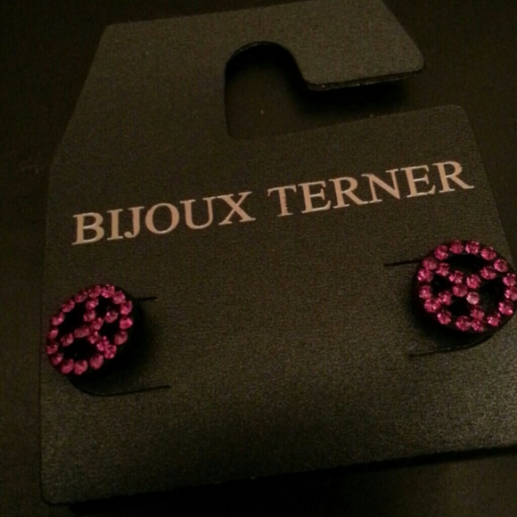 Pink Peace Earrings