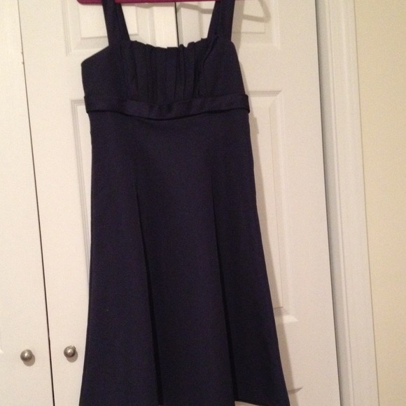 Blue cocktail or bridesmaid dress