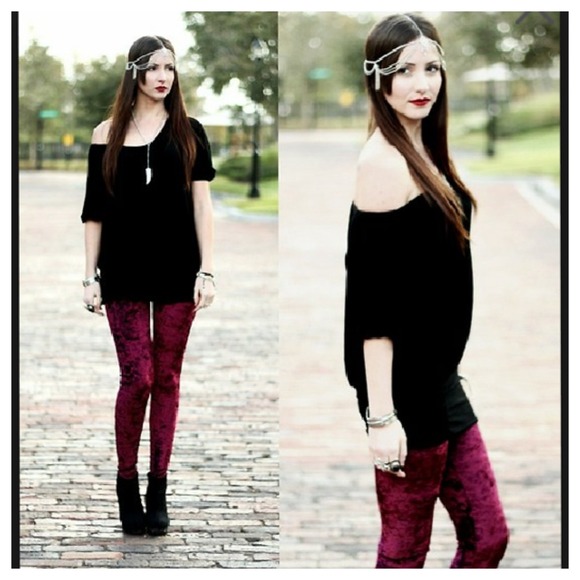 Pants - Trend alert velvet leggings