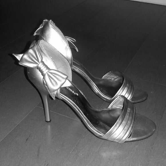 Silver heels