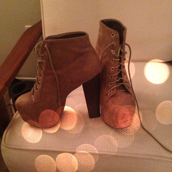 Tan suede inspired lita boots
