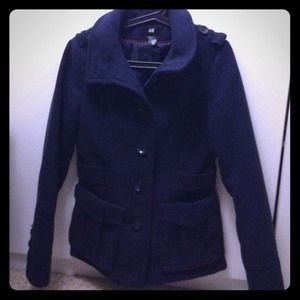HnM navy blue coat