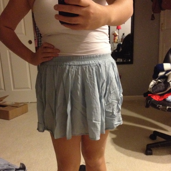 Brandy Melville Skirts Rare Light Blue Skirt Poshmark