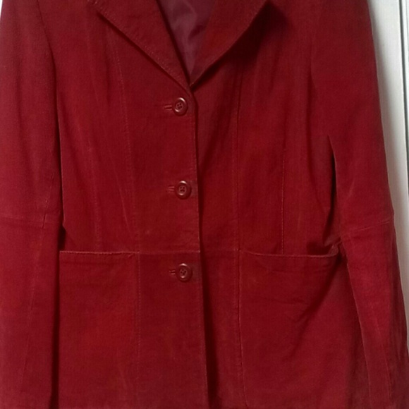 Red suede Jacket - Picture 3 of 3