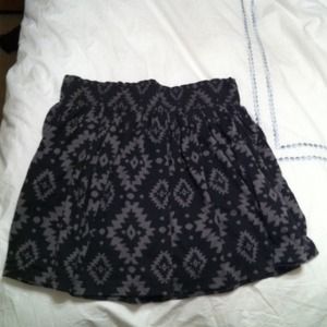 An Aztec cotton skirt